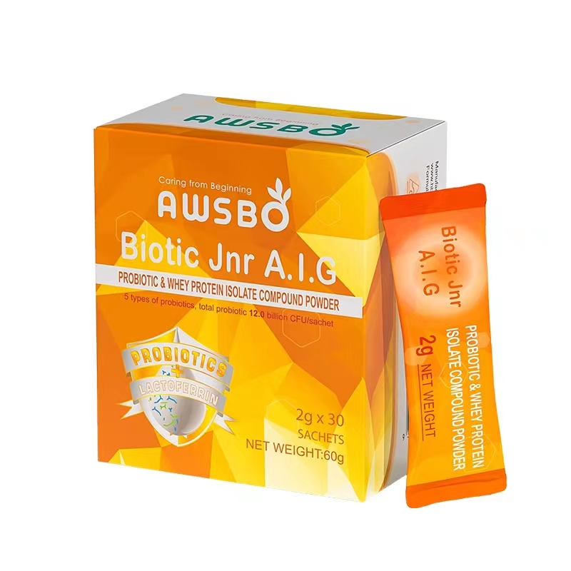 AWSBO Biotic Jnr Lactoferrin & Probiotics-A.I.G 60g