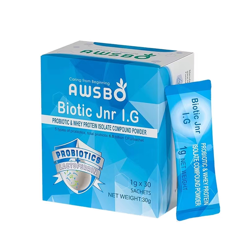 AWSBO Biotic Jnr Lactoferrin & Probiotics - I.G 30g