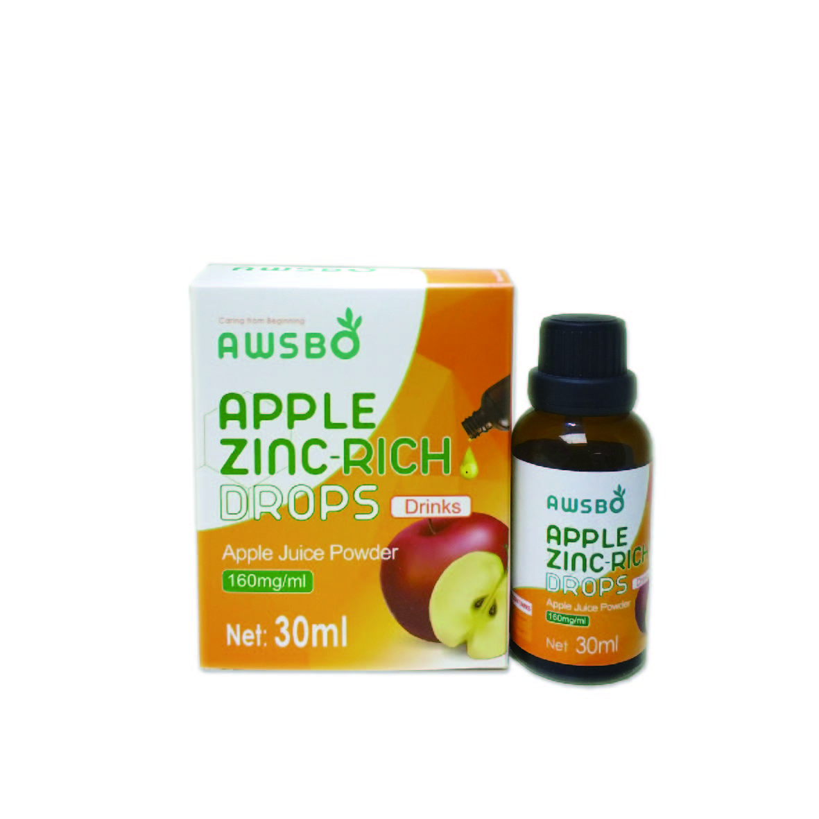 Children's Apple Zinc-rich Drops 30ml