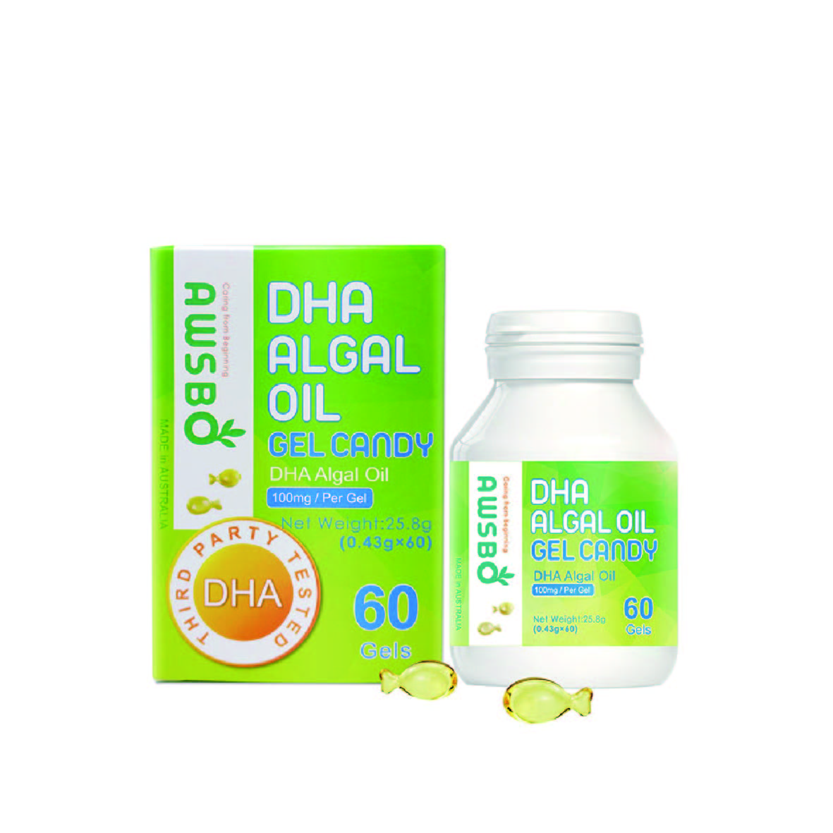 DHA Algal Oil Softgels 60s