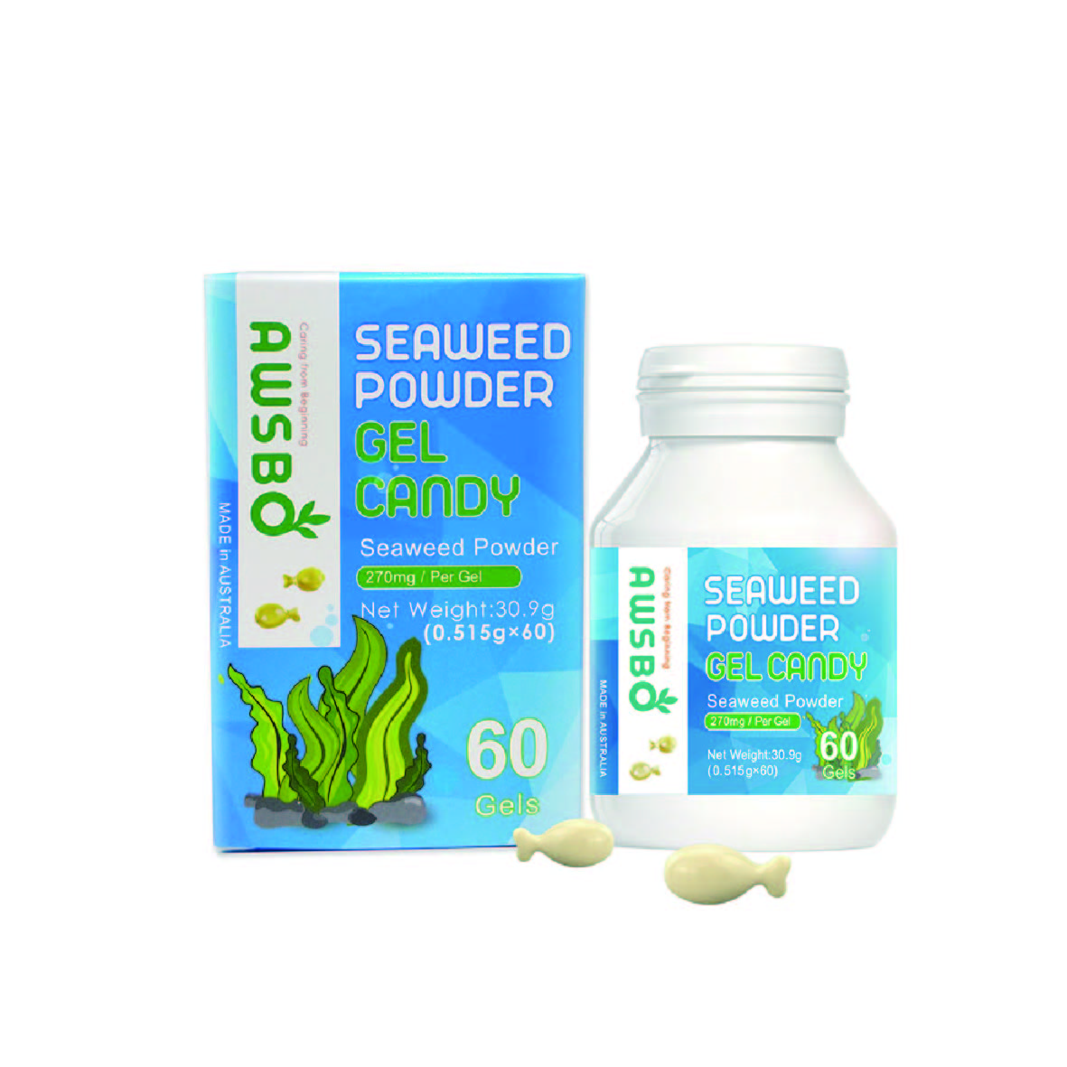 Children's Seaweed Calcium Softgels 60s