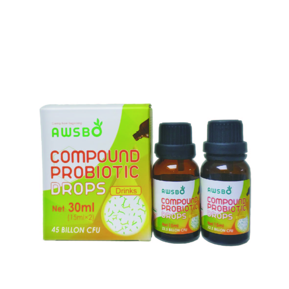 AWSBO Infant, Child Compound Probiotic Drops 30ml